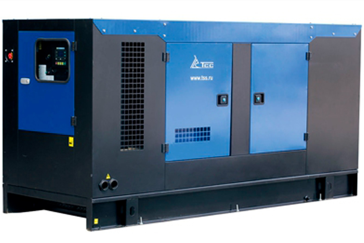 Дизельный генератор ТСС АД-200С-Т400 в шумозащитном кожухе дизельный генератор тсс ад 200c т400 1ркм15 в шумозащитном кожухе