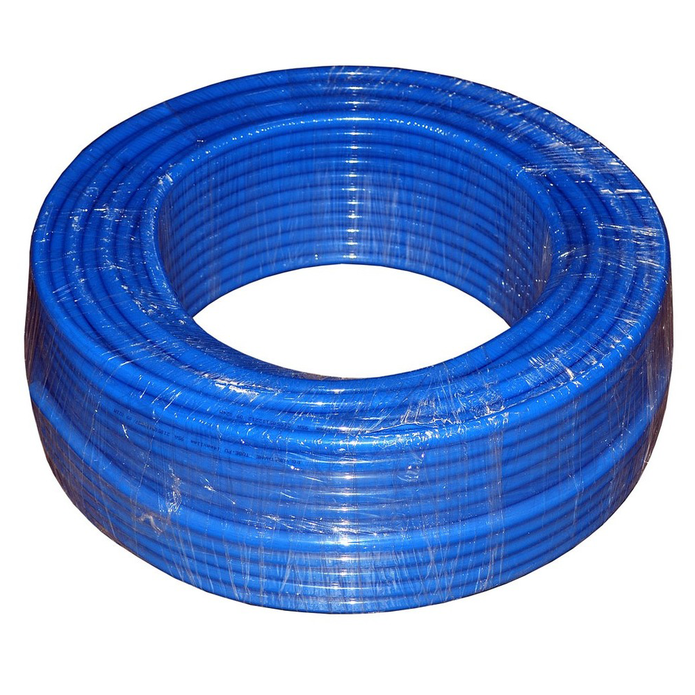 Пневмотрубка полиуретановая PU95 6.5х10 мм (8 атм, голубая) трубка полиуретановая 8х10 мм 8 атм голубая китай