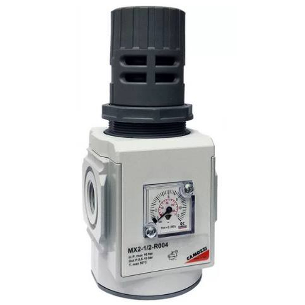 Регулятор давления Camozzi MX2-3/8-R004 фильтр регулятор 10 бар camozzi mx2 1 2 fr0000