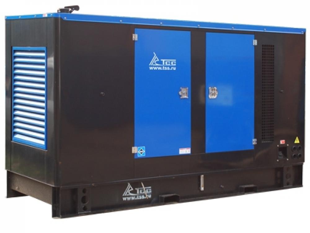 Дизельный генератор ТСС АД-150С-Т400 в шумозащитном кожухе резервный дизельный генератор мд ад 150с т400 1ркм29 в шумозащитном кожухе