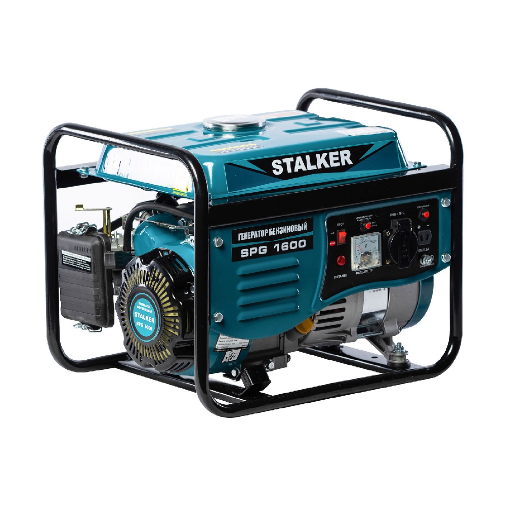 Бензиновый генератор Stalker SPG 1600 генератор бензиновый сибртех 94543 бс 2800