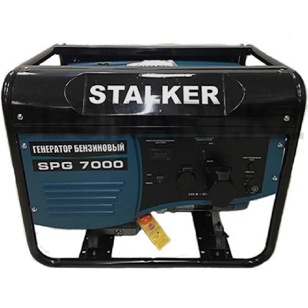 Бензиновый генератор Stalker SPG 7000 бензиновый генератор steher gs 8000е с электростартером 7000 вт