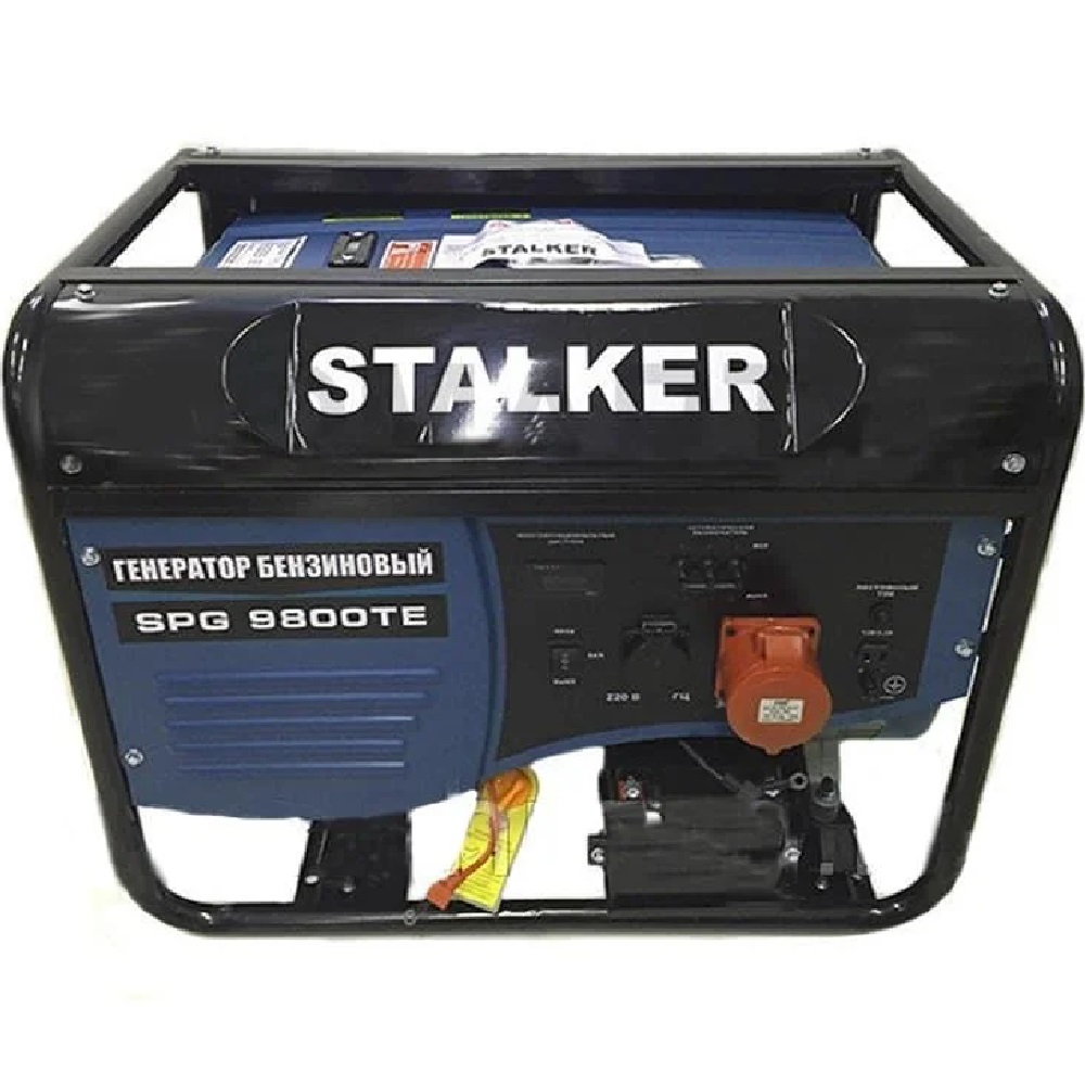Бензиновый генератор Stalker SPG 9800 TE бензиновый генератор alteco apg 9800 e n