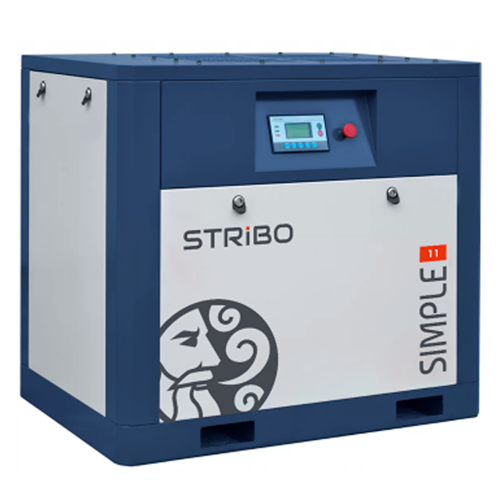 Винтовой компрессор STRIBO Simple 11 - 8 бар винтовой компрессор stribo simple 45 10 бар