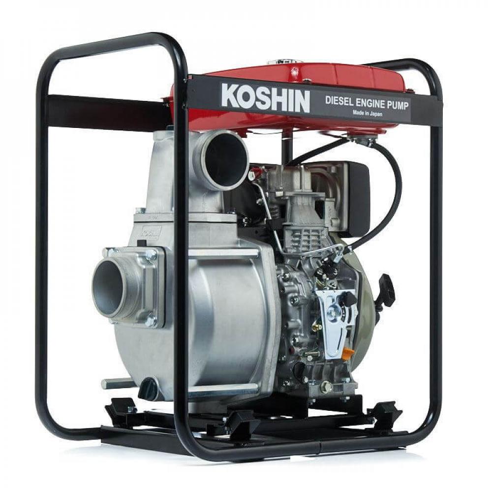 Дизельная мотопомпа для сильно-загрязненных вод Koshin STY-100D бензиновая мотопомпа для средне загрязненных вод koshin stv 80x