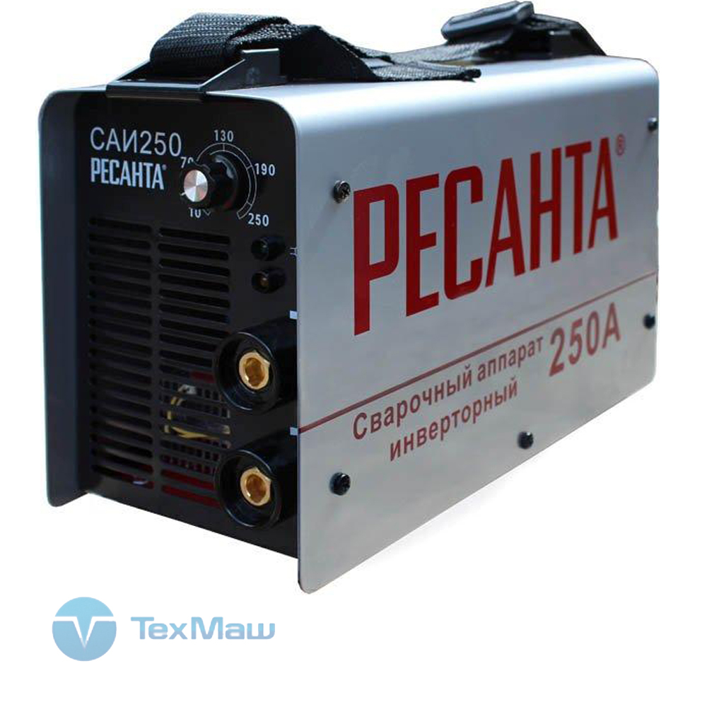 Сварочный аппарат инверторный САИ 250 Ресанта сварочный электрод ресанта мр 3 ф4 0 пачка 3 кг