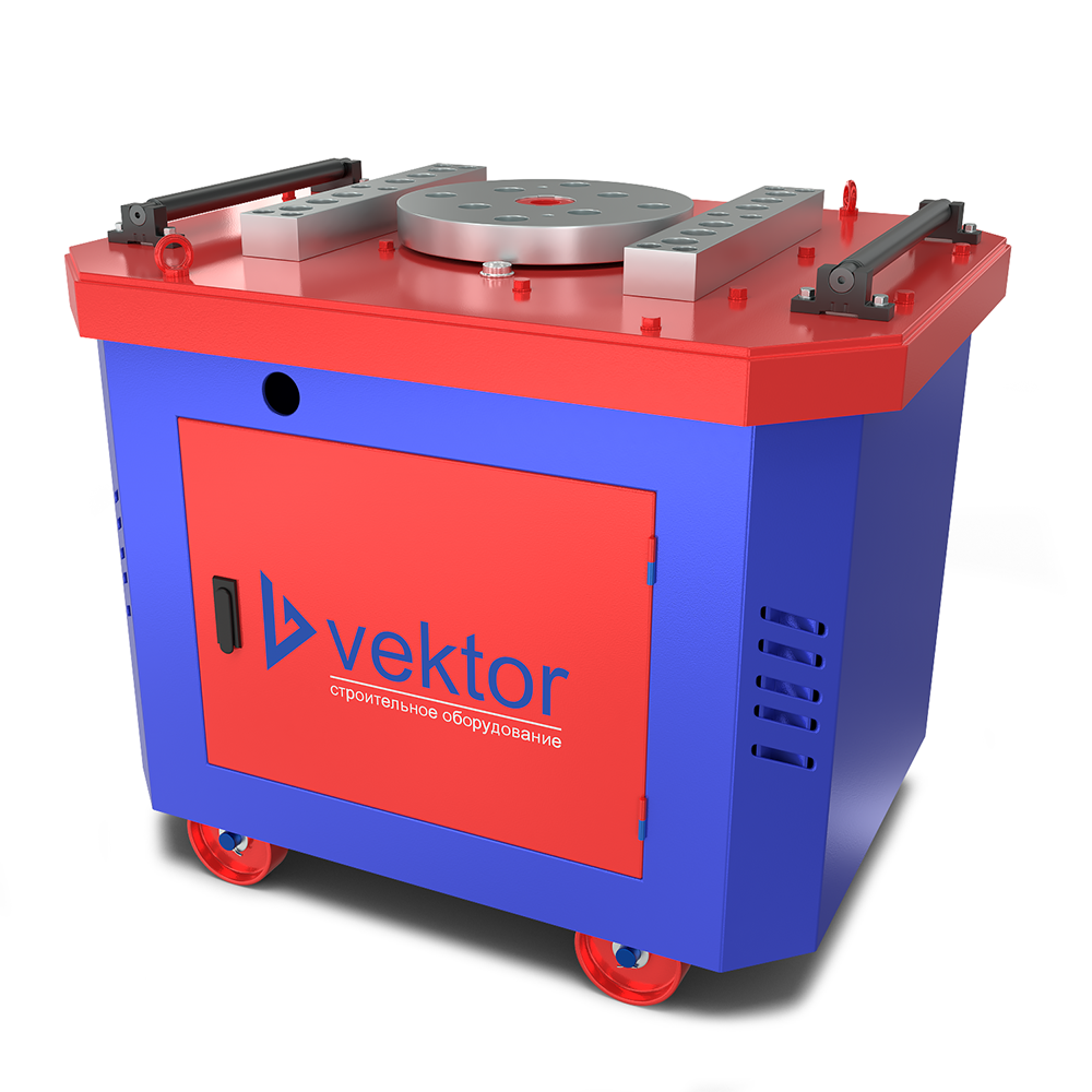 Станок для гибки арматуры Vektor GW50 с ЧПУ станок для гибки арматуры vektor gw32 с доводчиком