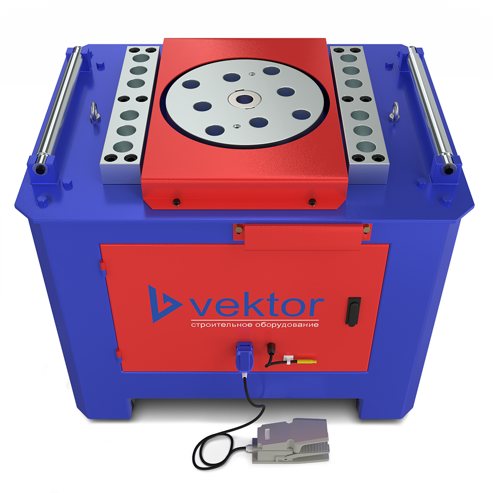 Станок для гибки арматуры Vektor GW50 c доводчиком станок для гибки арматуры vektor gw40 с чпу