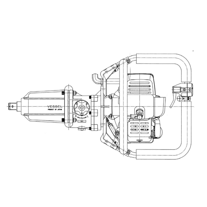 Двигатель в сборе/ENGINE COMPLETE UNIT для Vessel GT-3500GE [845368]