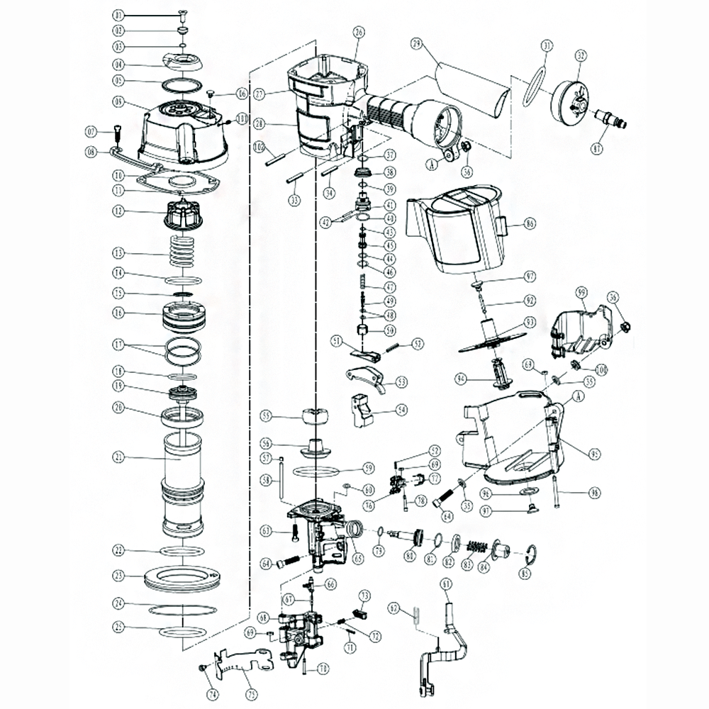 Клапан курка (№37-47) для FROSP CN-80