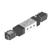 Распределитель пневматический T488.53.32.0.0.M11  с электромагнитным управлением 5/3 ОЦ, 410 нл/мин Pneumax
