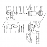 Пружина дроссельной заслонки (№ 6) для FROSP ПГ-352 [Air inlet Spring]