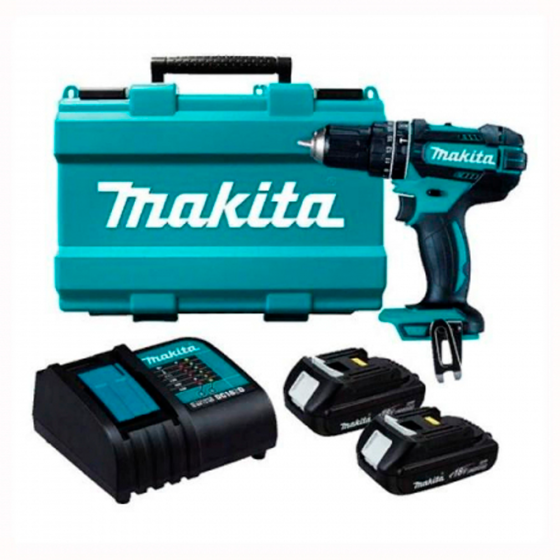 Аккумуляторная ударная дрель-шуруповёрт Makita DHP482SYE