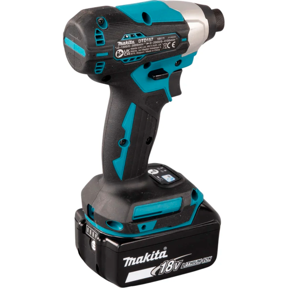 Аккумуляторный ударный шуруповёрт Makita DTD157RTJ