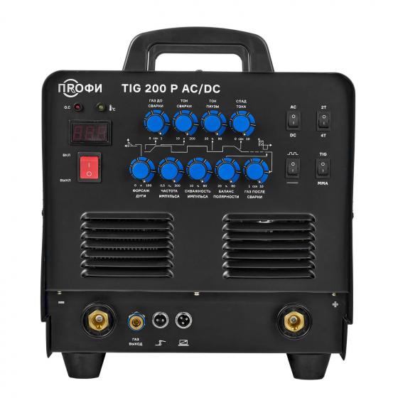 Аргонодуговой сварочный аппарат ПРОФИ TIG 200 P AC/DC (НАКС)