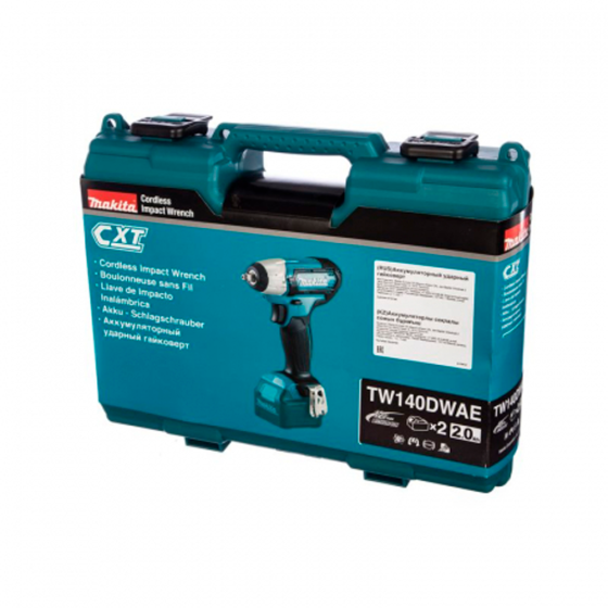 Аккумуляторный ударный гайковёрт Makita TW140DWAE