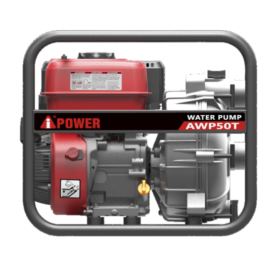 Бензиновая мотопомпа для грязной воды A-iPower AWP50T