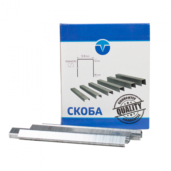 Мебельная скоба 80 A/06 (12.8х6 мм) cnk / 25200шт // Eurokrep