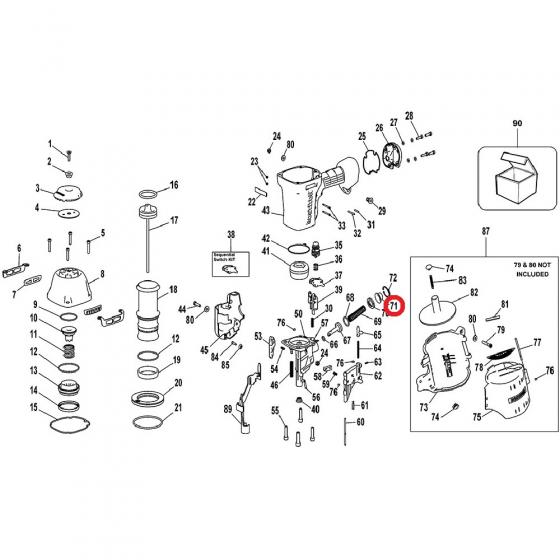 Запчасть Bostitch CNTK5 Курок