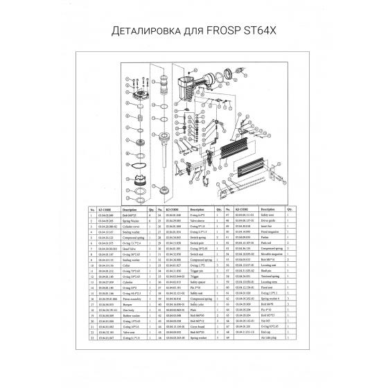 Втулка переключателя (№31) для FROSP ST64X