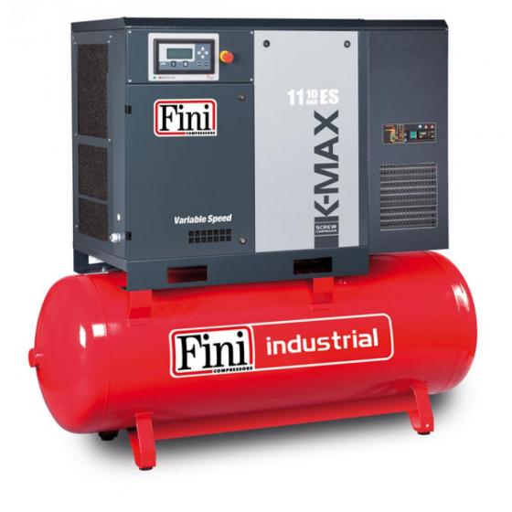 Винтовой компрессор на ресивере с осушителем, с частотником FINI K-MAX 1108-500F ES VS