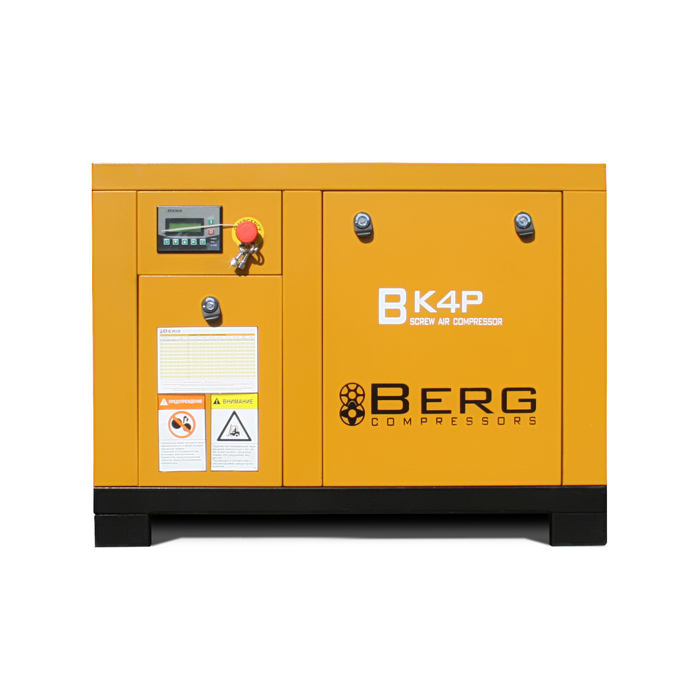 Винтовой компрессор Berg ВК-4Р - 8 бар (IP54) винтовой компрессор с прямым приводом berg вк 355 8 бар ip54